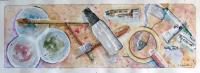 Painters Tools - Watercolor Paintings - By Marisa Gabetta, Abstract Painting Artist