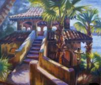 Landscapes - Sedonne Boathouse - Oil On Canvas