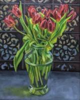 Still Life - Love Is Like A Delicate Flower - Oil On Canvas