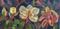 Botanicals - Magnolia Cycle - Oil On Canvas