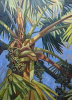 Botanicals - Seeded Fan Palm - Oil On Canvas