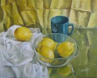 Yellow - Oil Paintings - By Elena Oleniuc, Realism Painting Artist
