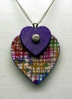 Hand-Crafted Designer Necklace - Wood Jewelry - By Peggy Garr, Artsy Jewelry Artist