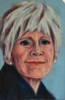 Wanda Russell - Pastel Drawings - By Michael T, Expressionism Drawing Artist