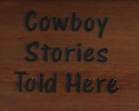 Cowboys - Acrylic Woodwork - By Trish Ridgeway, Brush Woodwork Artist