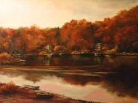 Landscapes - Autumn Sunset - Oil