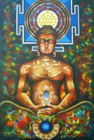 Bodha - Acrylic On Canvas Paintings - By Naval Kishore, Realism Painting Artist