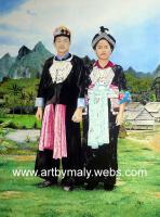 Mr Yang  And Miss Lee - Gouache Paintings - By Ma Ly, Realism Painting Artist