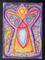 Angel Energy - Pencil Drawings - By Tina Polo, Channeled Drawing Artist