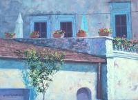 Under The Tuscan Sun - Oil Paintings - By Howard Scherer, Realistic Landscape Painting Artist